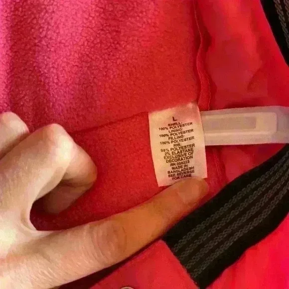 Magellan Dual Coat Winter Ski Jacket Pink Purple Hooded Girl's Size Large - Picture 5 of 7